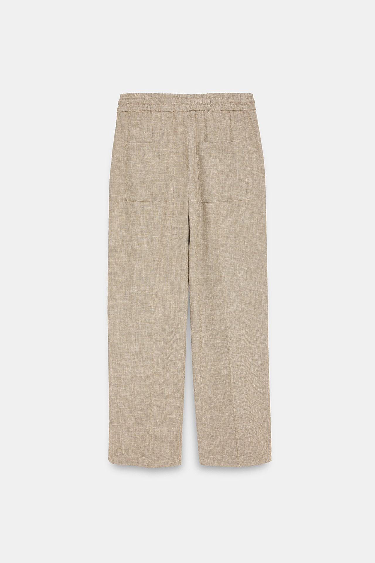 DILVIN Wide-Leg Poplin Lounge Trousers 6