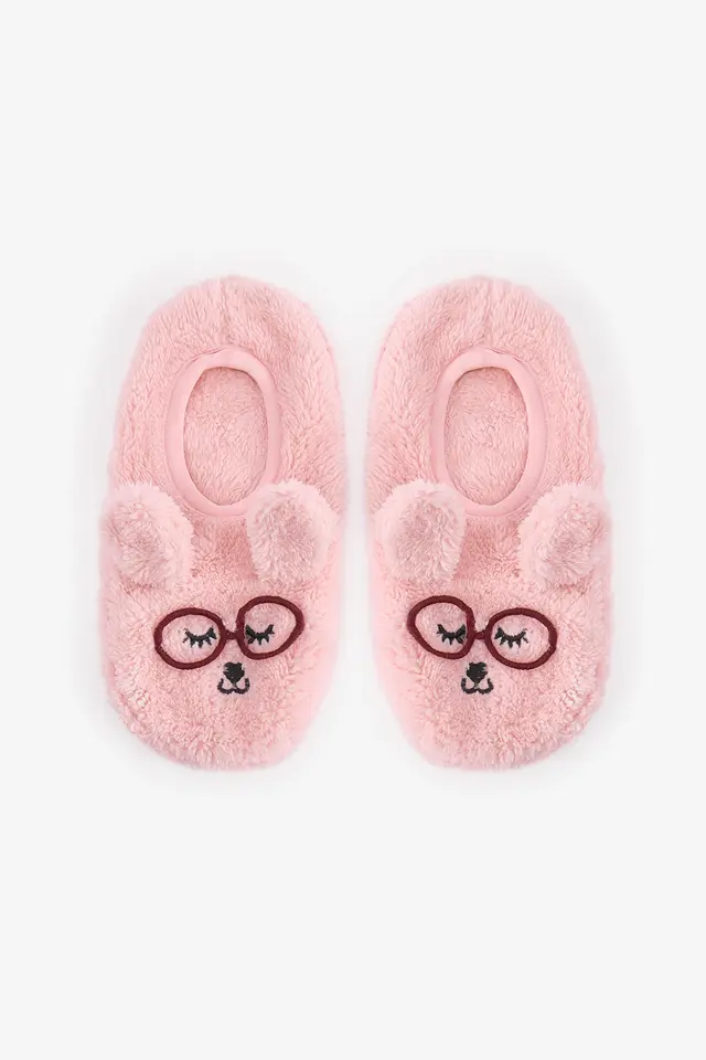 PENTI Sleepy Day Dog Pattern Slippers