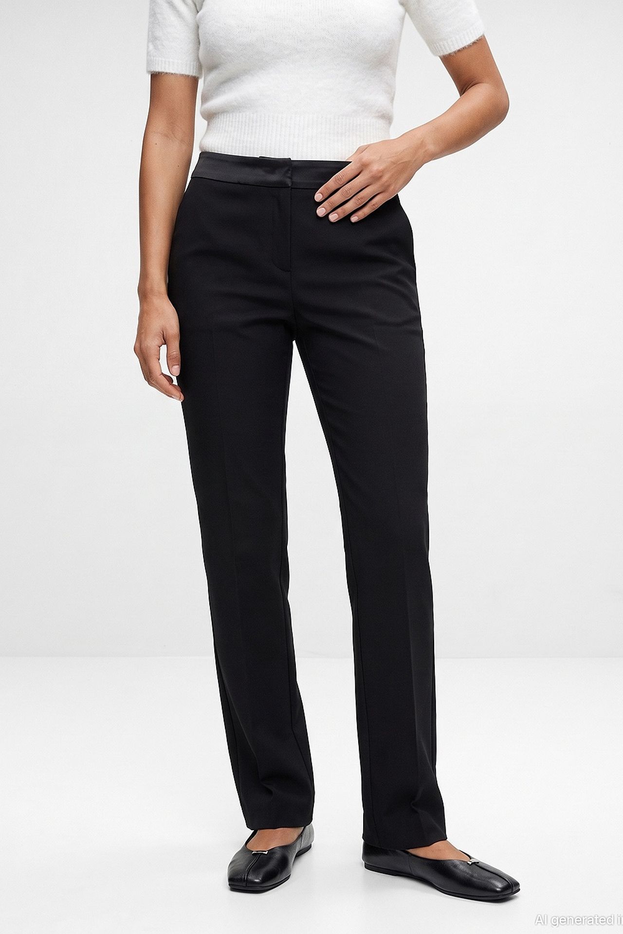 DILVIN Women's Tailored Pants 3