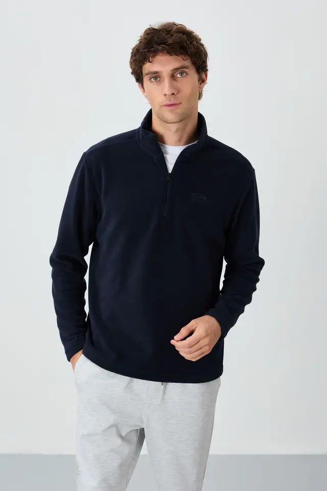 TOMMY Men's Plush Half-Zip Sweatshirt