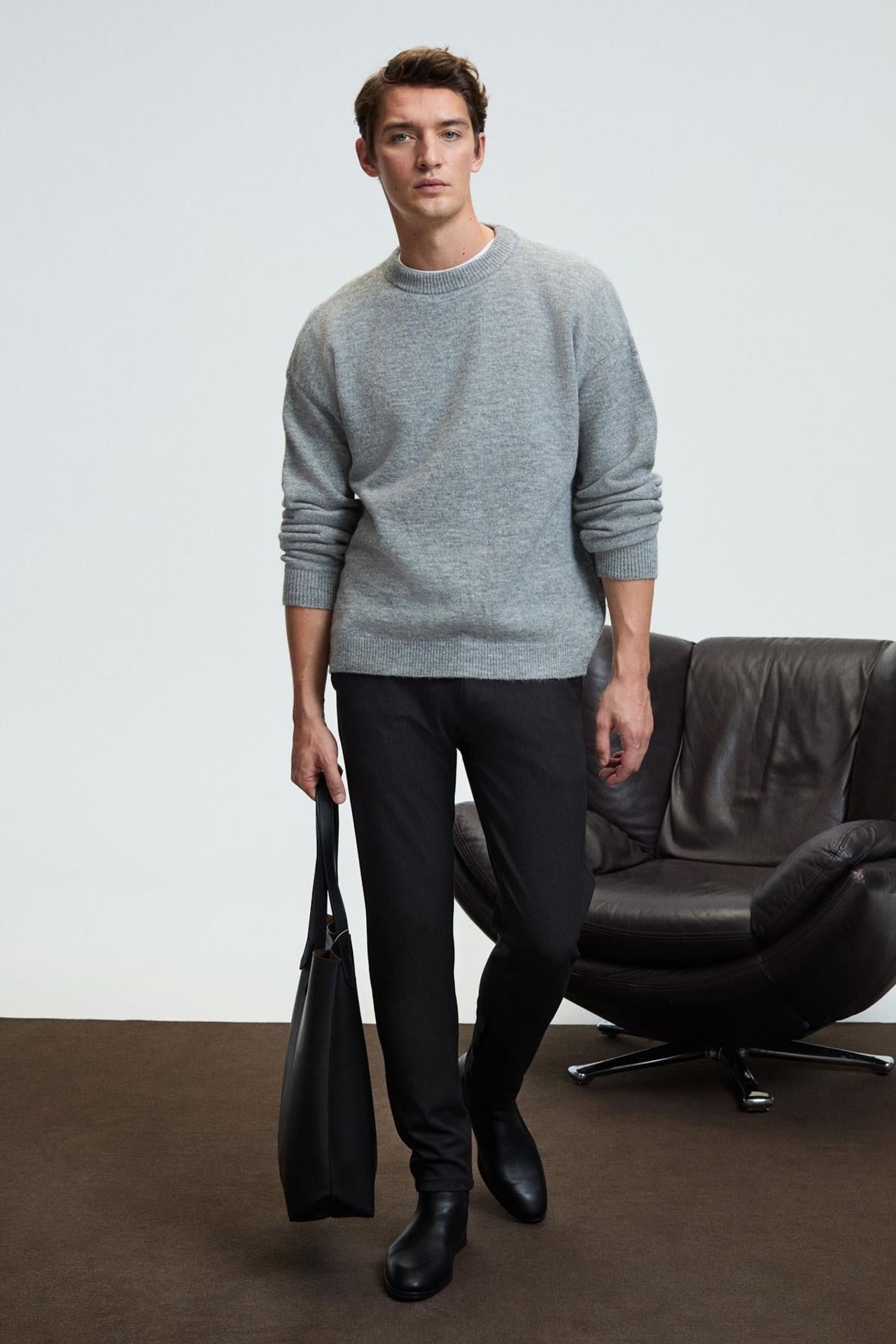 GRIMELANGE Ribbed Crew Neck Jumper 3