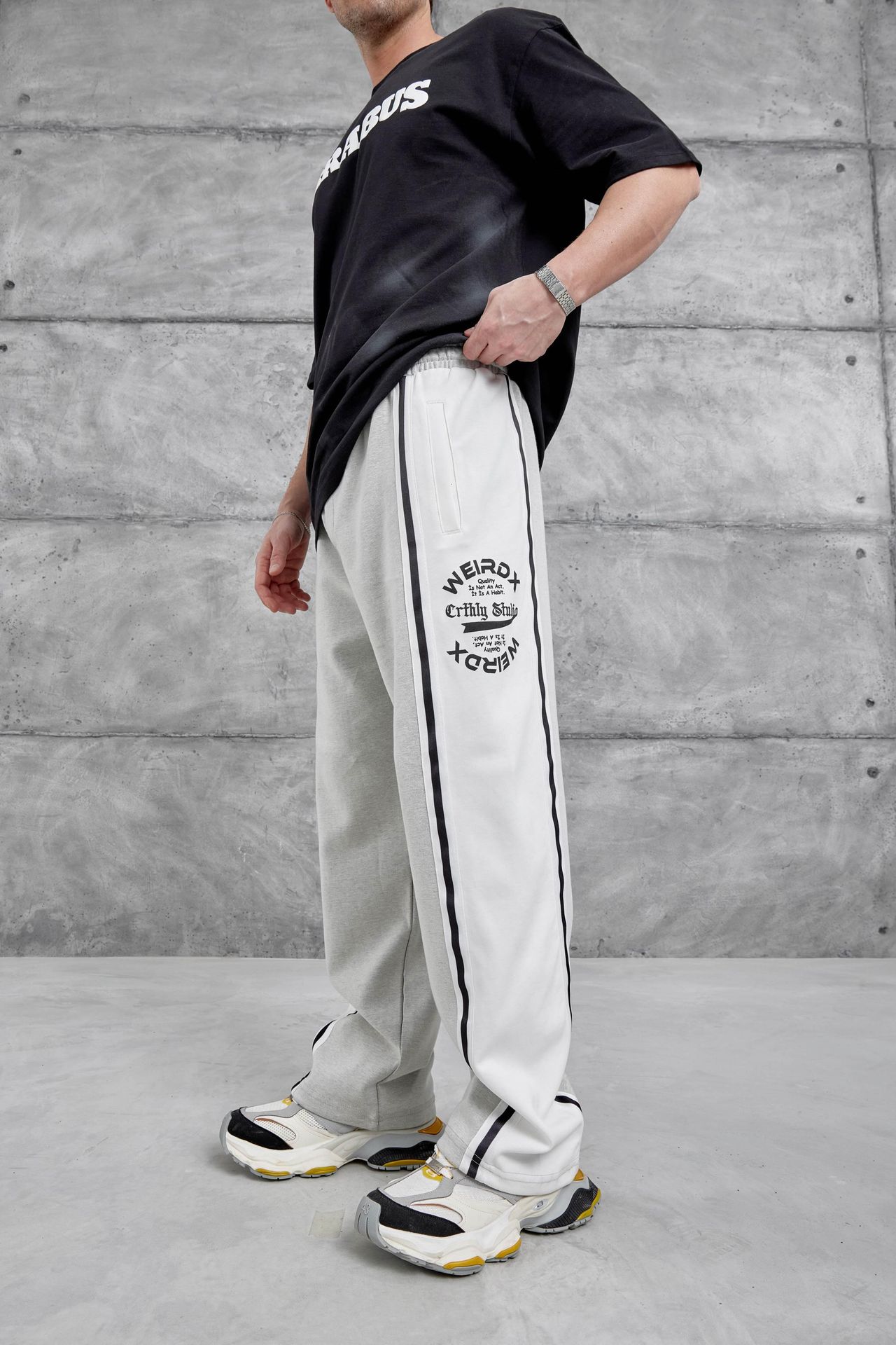NOMARC Bol Geniş Paça İpli Jogger Pantolon 5