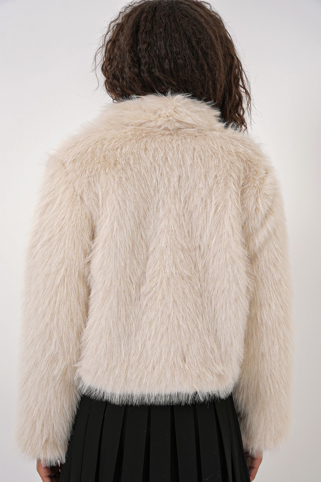 BDART Regular Fit Faux Fur Coat
