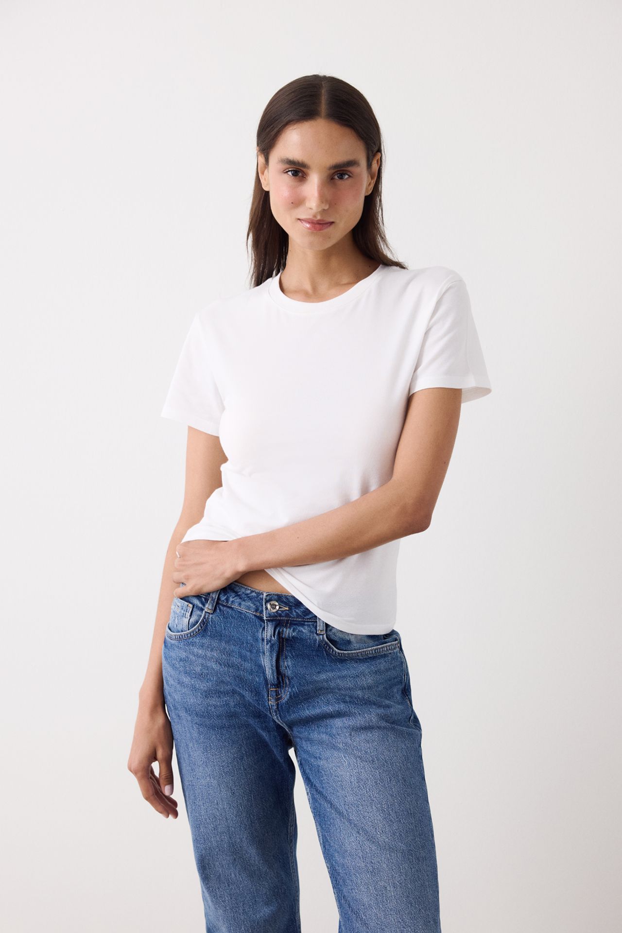 PENTI Women's Slim Fit T-Shirt Basic 1