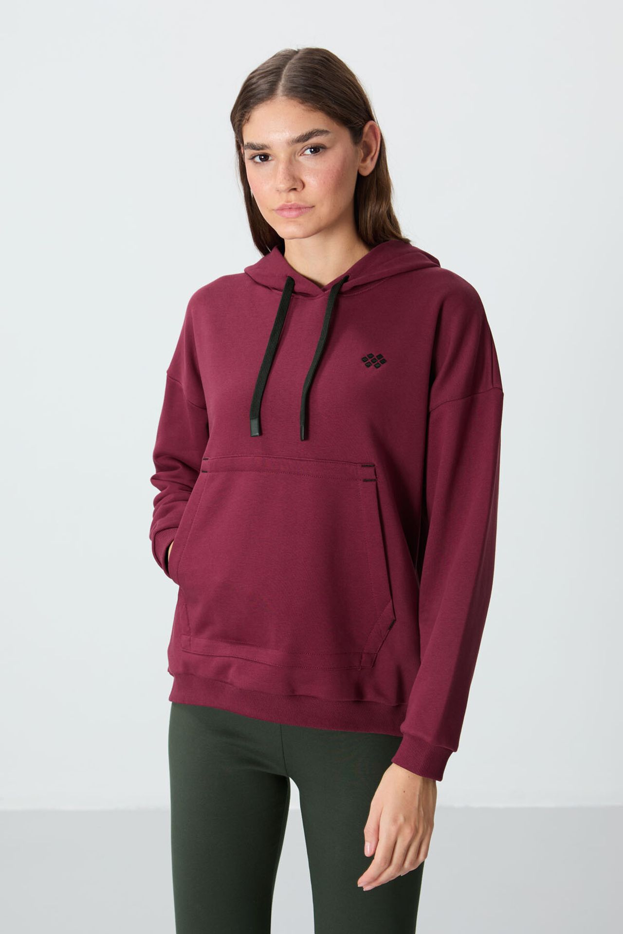 TOMMY Oversized Hooded Sweatshirt With Pocket 1
