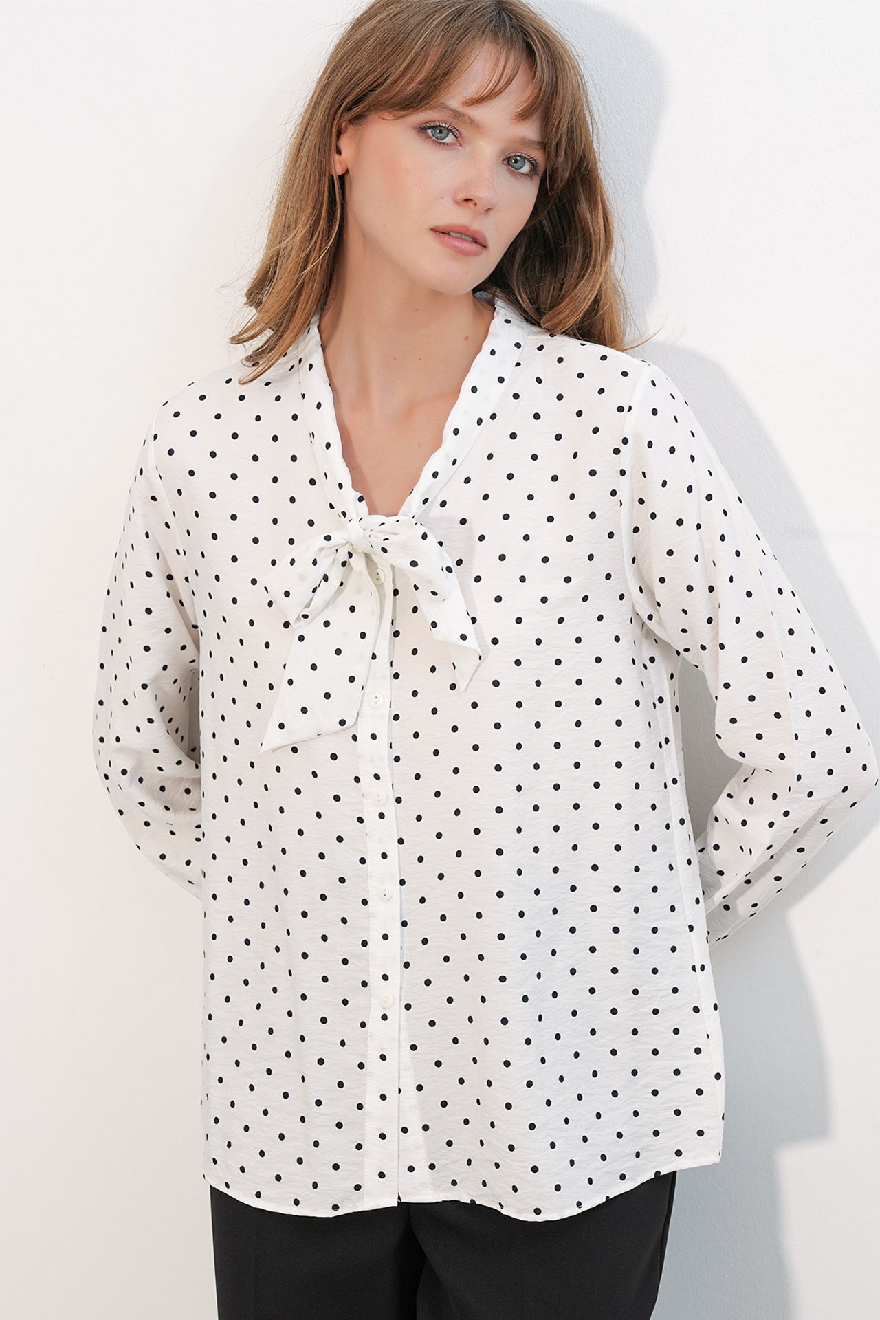 BDART Polka Dot Poplin Shirt Blouse 3