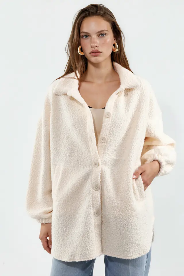 BDART Textured Gabardine Button-Up Jacket