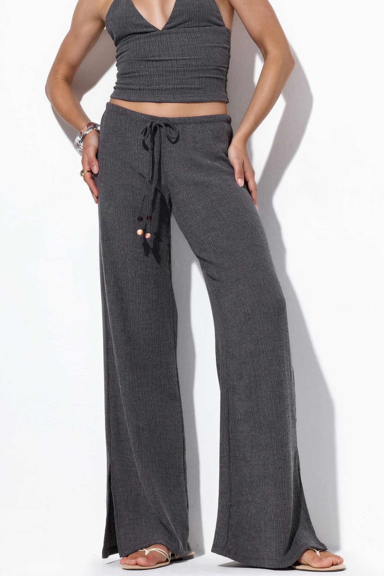 BUSEM Women's Straight-leg Crepe Trousers 1