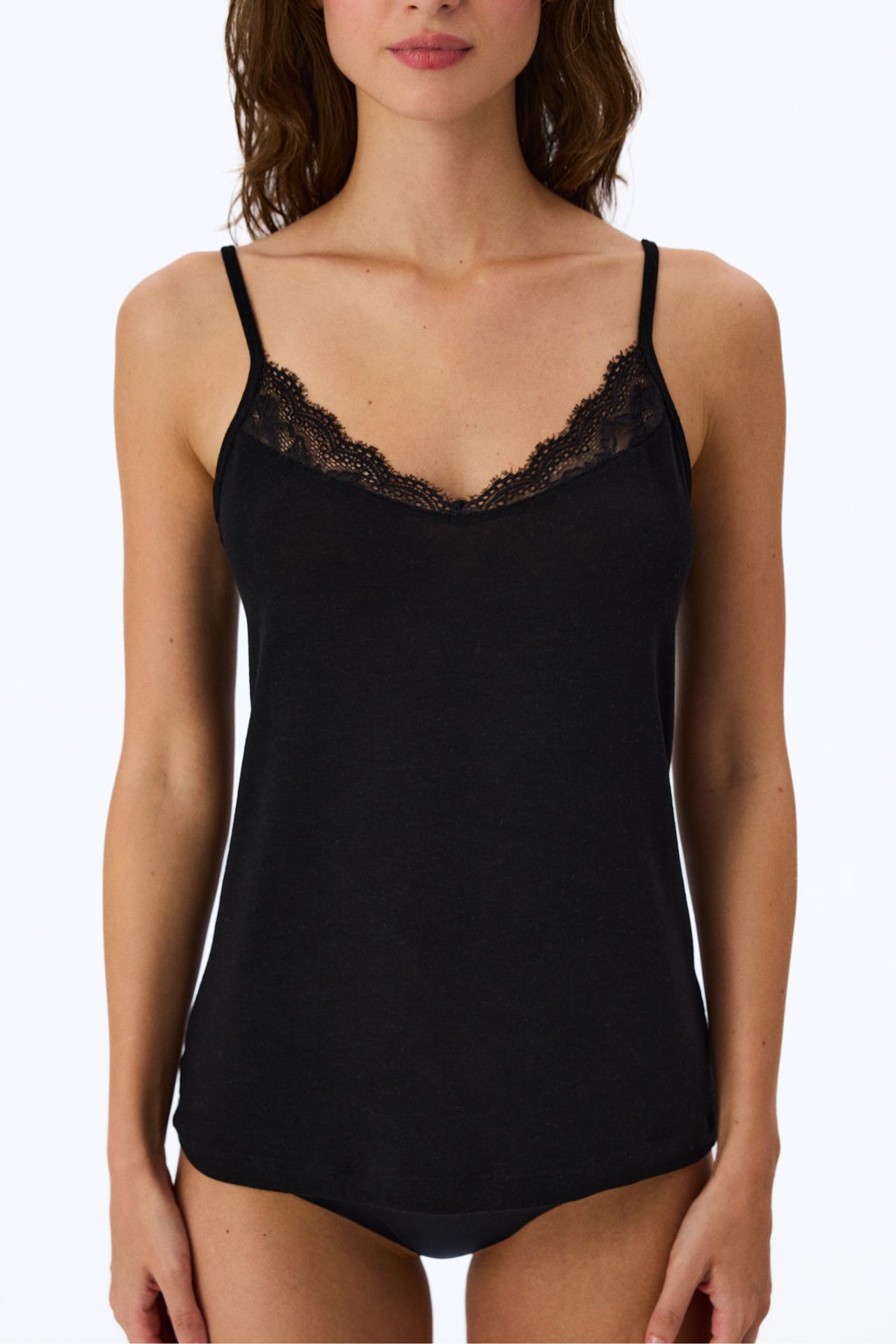 PENTI Cashmere Thin Strap Tank Top 3