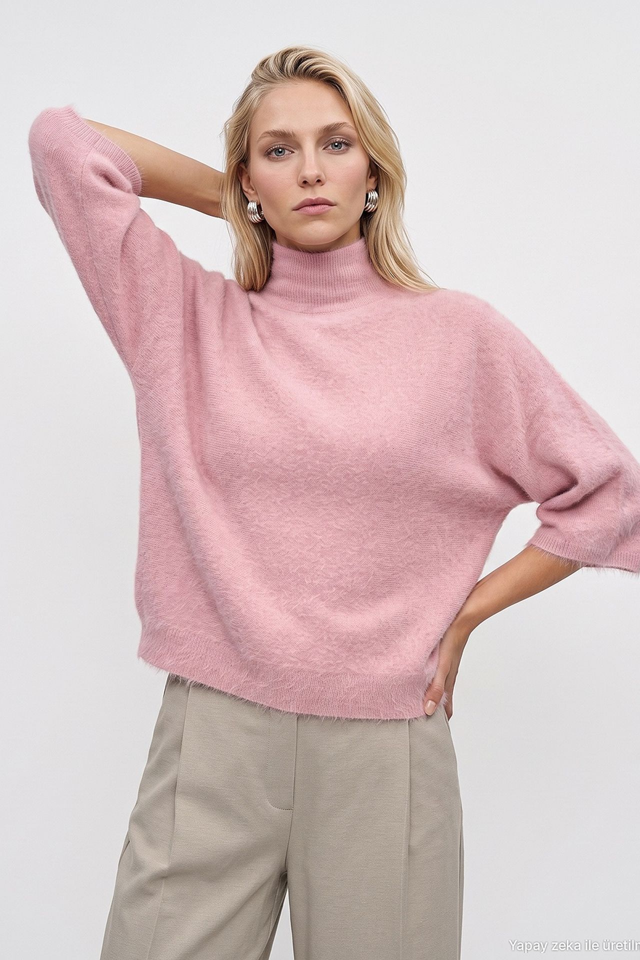 DILVIN Women's Wool-Blend Sweater 3