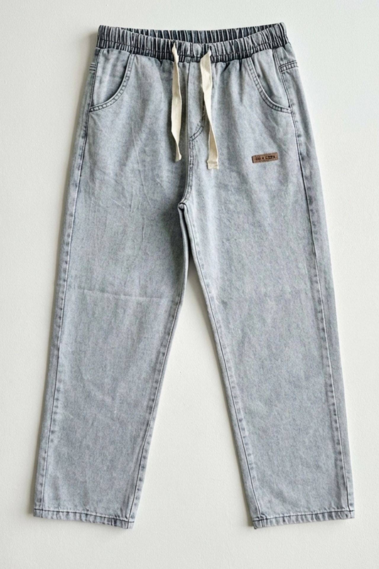 BDART Elastic Waist Denim Pants 6