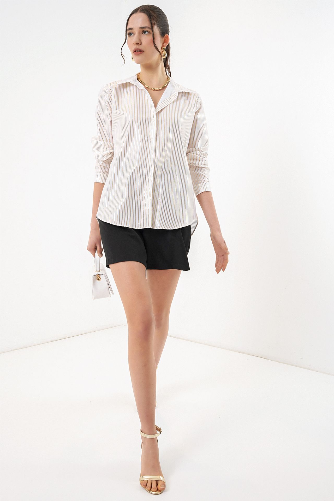 BDART Oversized Abstract Print Button-Front Shirt 2