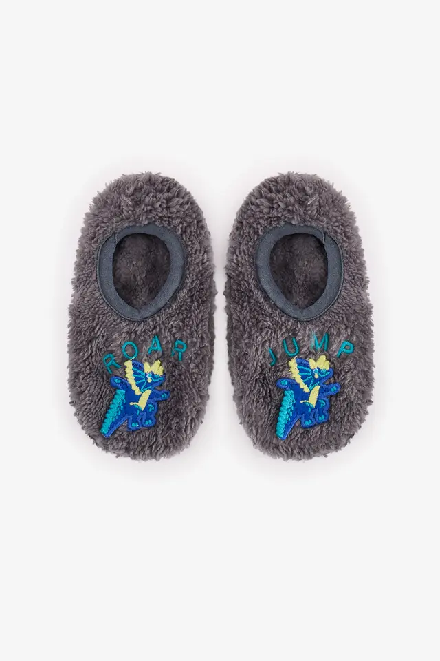 PENTI Boys' Roarsome Bootie Slippers