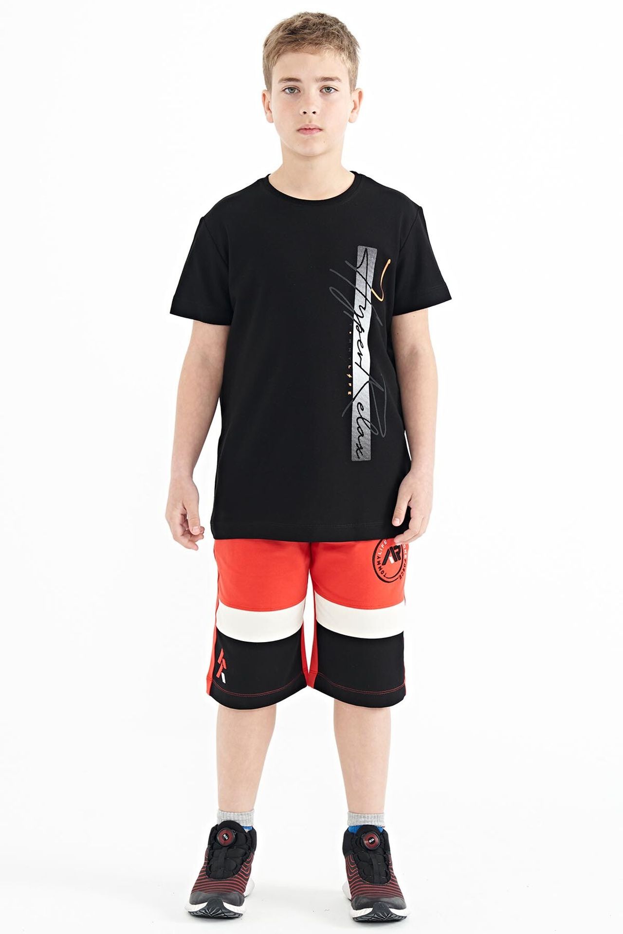 TOMMY Youth Cotton Blend Shorts 1