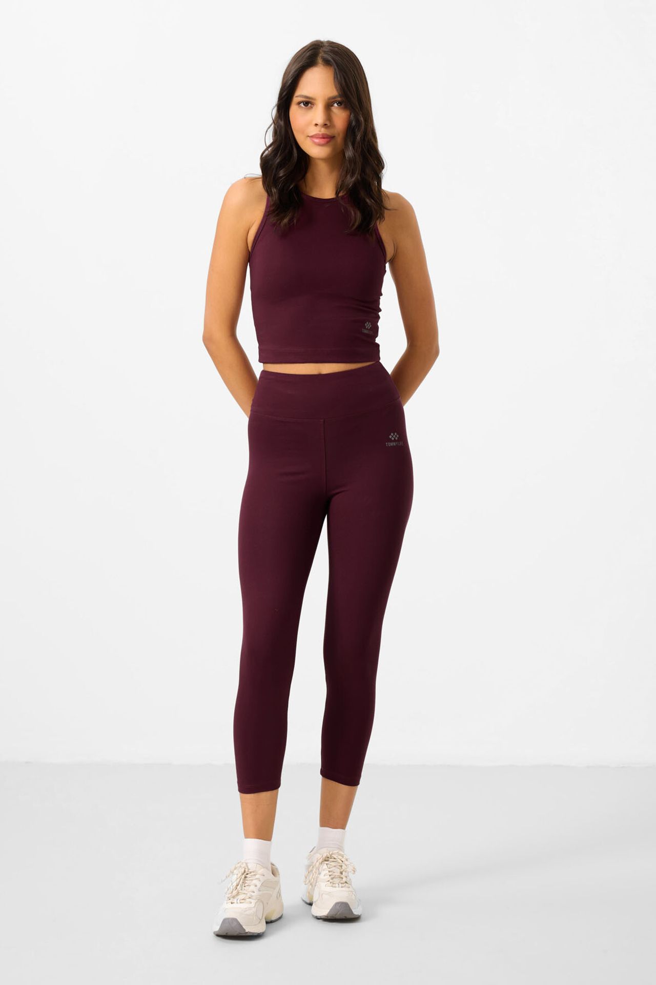 TOMMY Sleeveless Cotton Blend Active Set 1