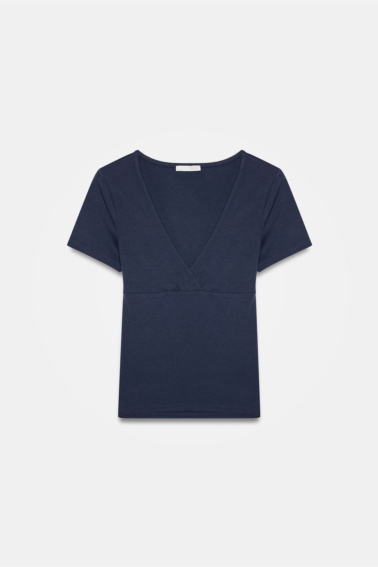 DILVIN Fitted V-Neck Short-Sleeve T-Shirt 5