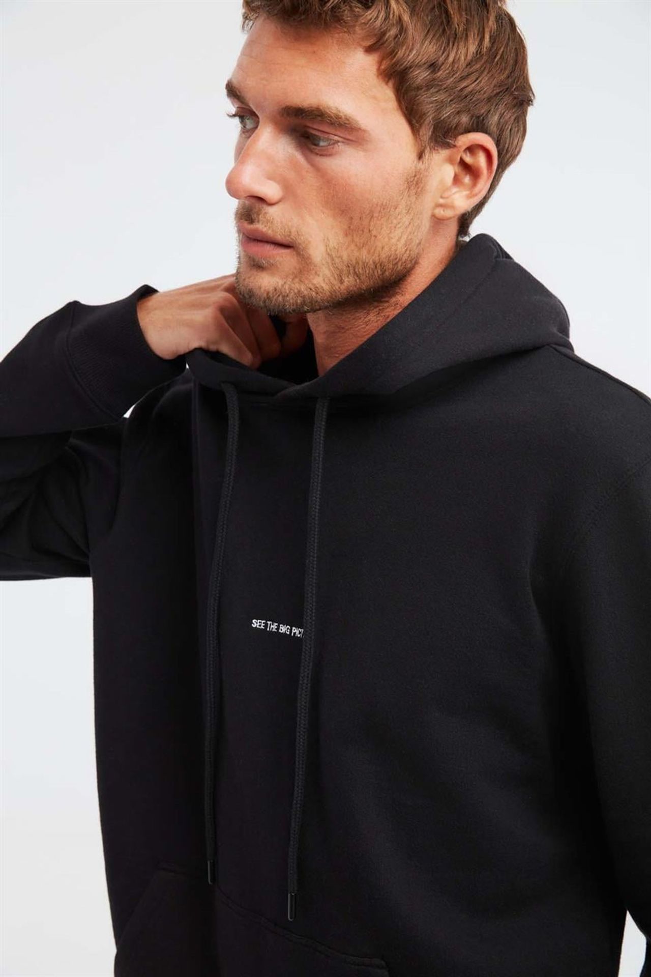 GRIMELANGE Kapüşonlu Cepli Büzgülü Sweatshirt 2