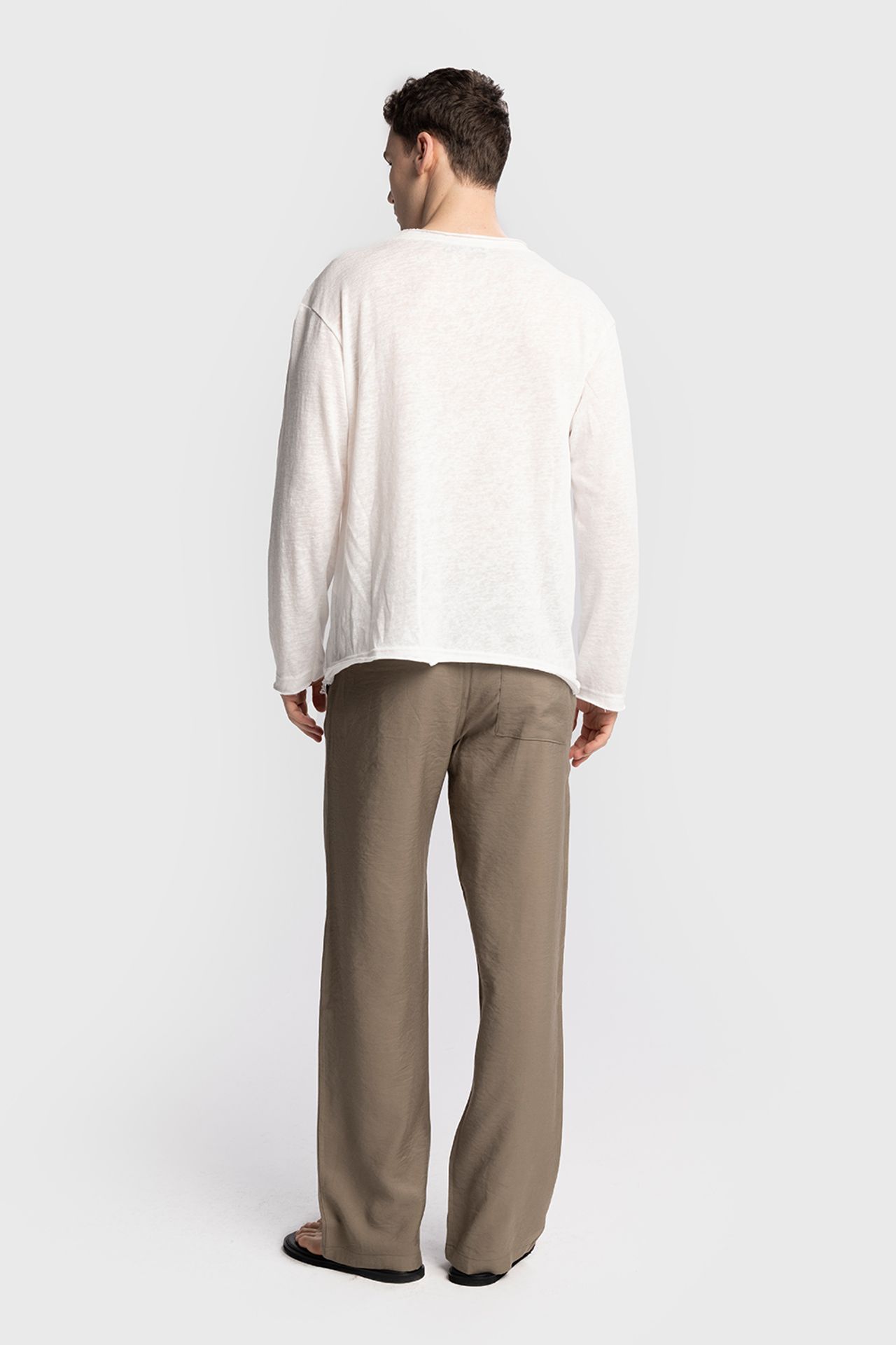 GIESTO Relaxed Fit Tencel Pants 4