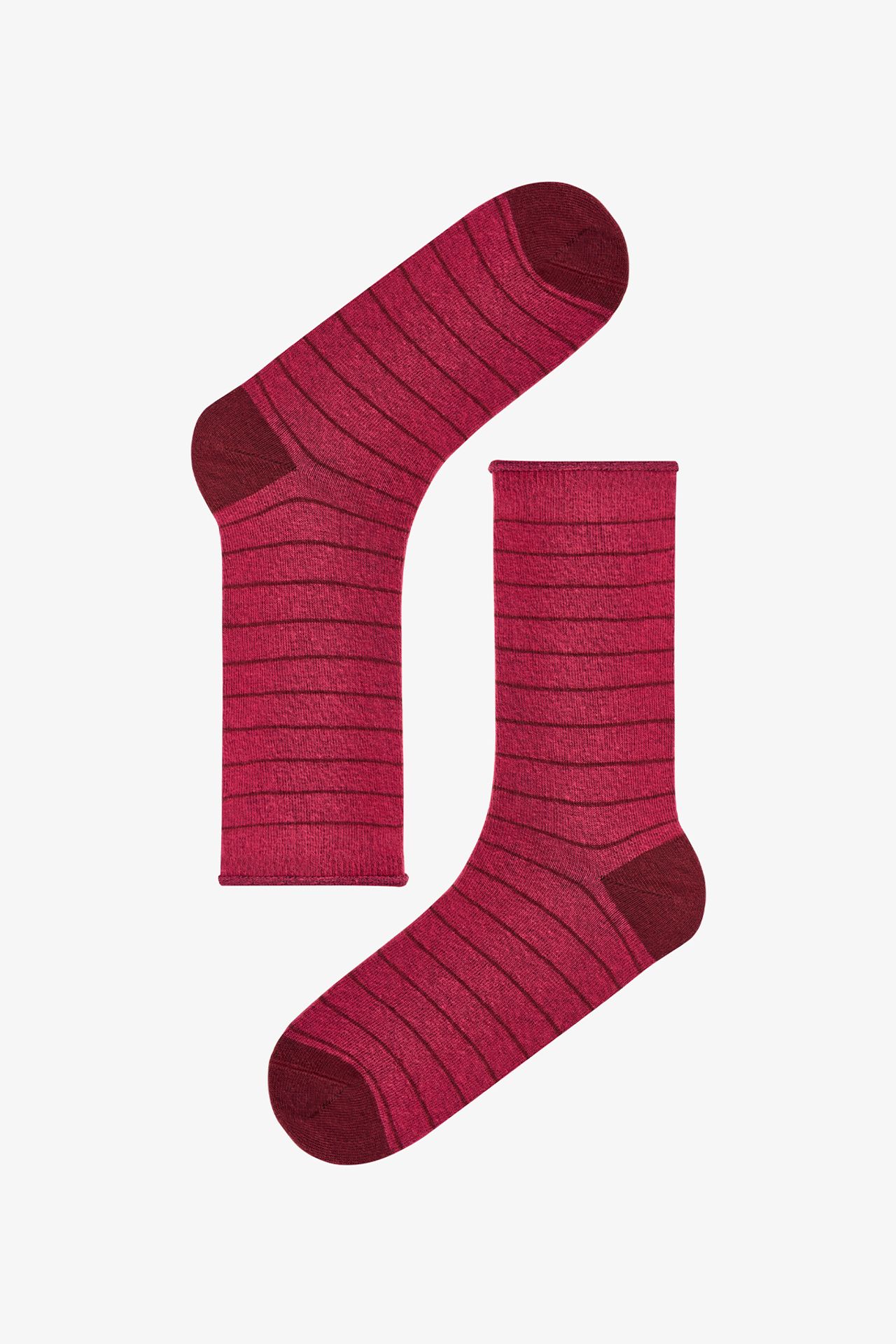 PENTI Berry Polka Dot Pair Crew Socks 6