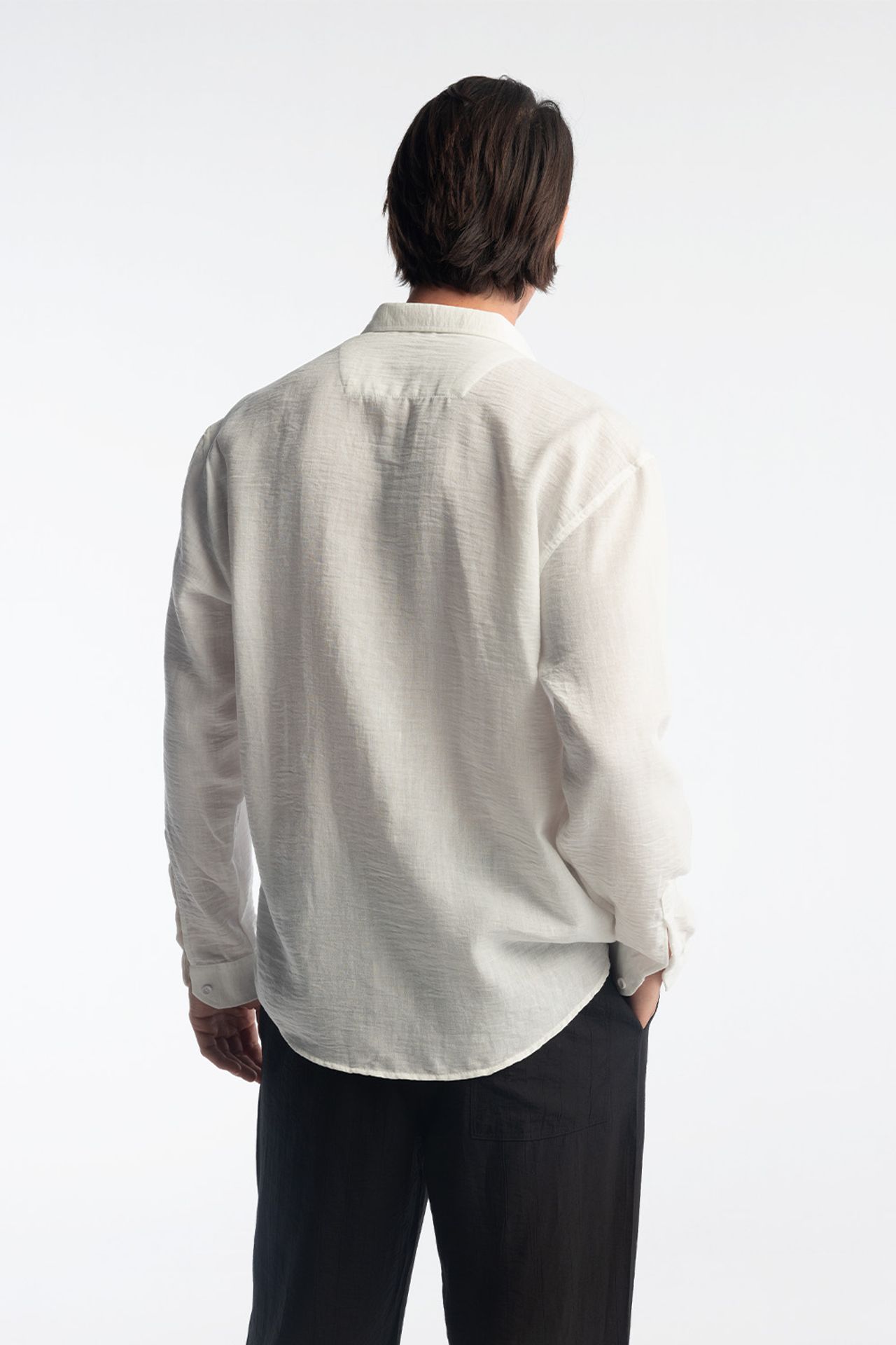 GIESTO Oversized Button-Up Long Sleeve Shirt 4
