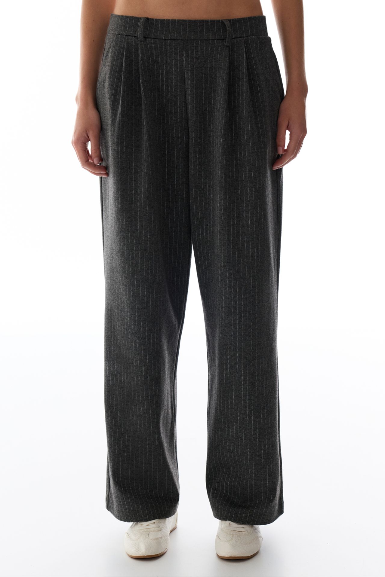 PENTI Striped Wide Leg Trousers 2