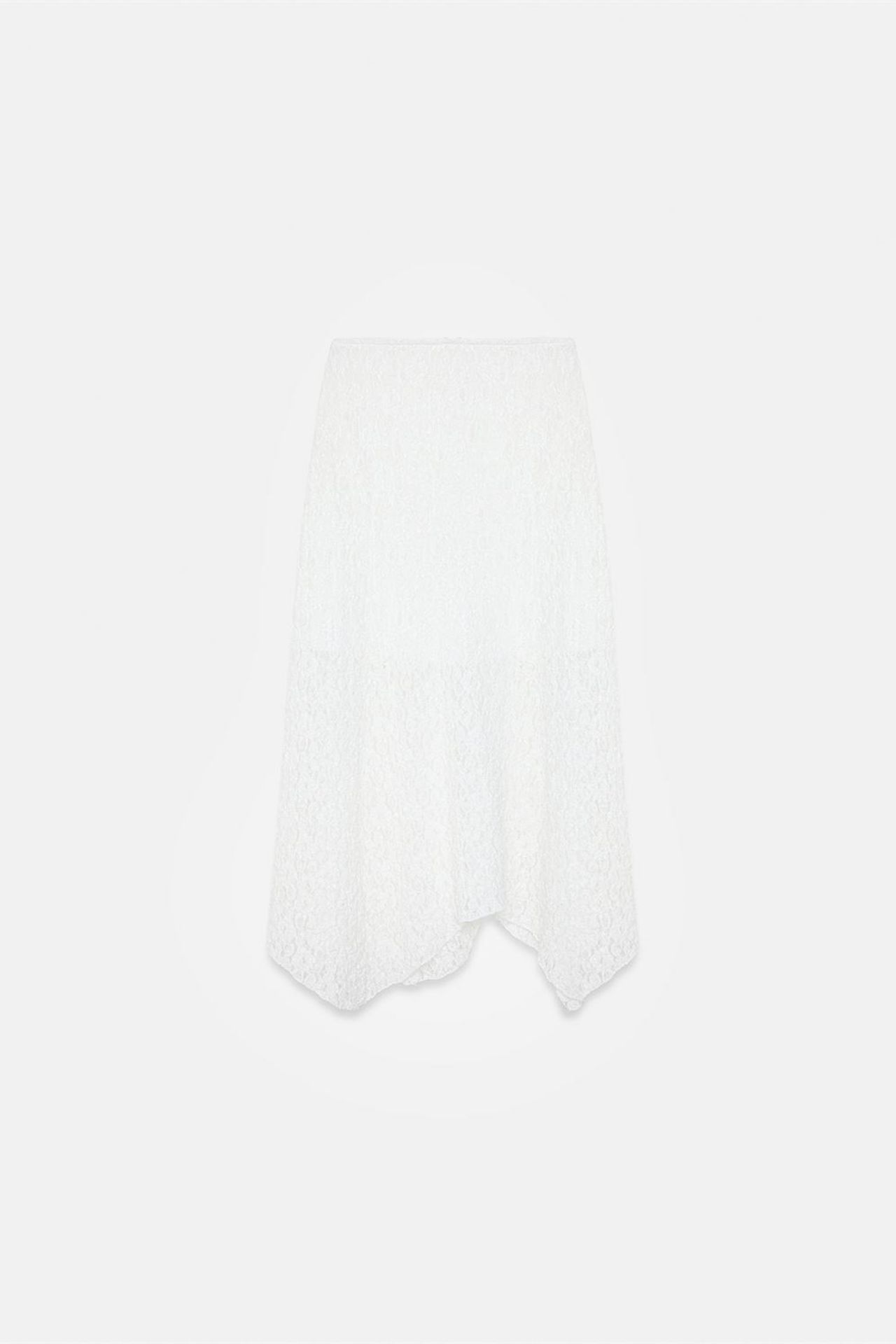DILVIN High-Waist Lace A-Line Midi Skirt 6