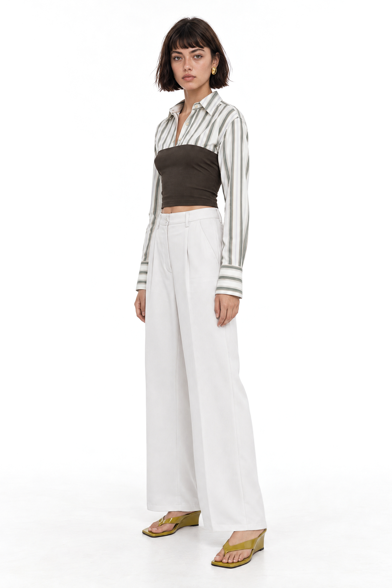 MIXRAY Women’s High Waist Wide Leg Pants 4
