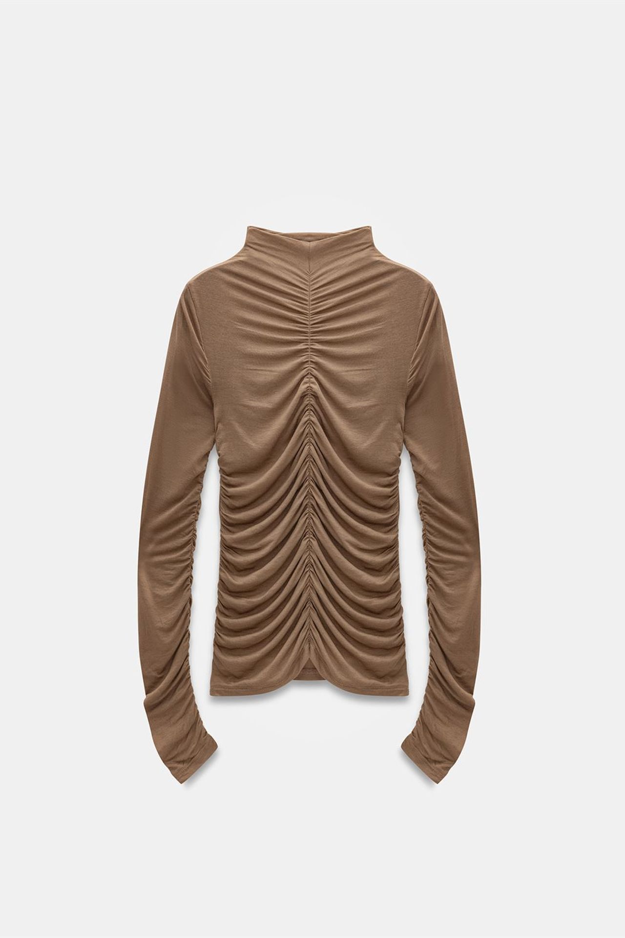 DILVIN Slim Fit Long Sleeve Jersey Blouse 5