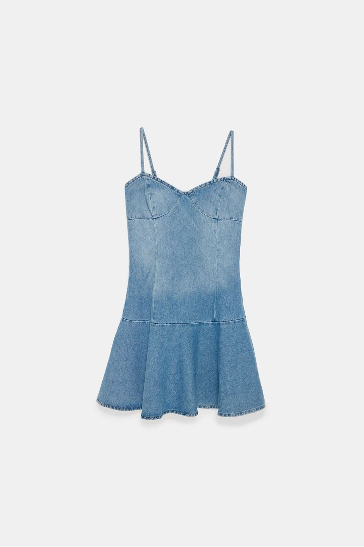 DILVIN Sleeveless Denim Mini Dress 5