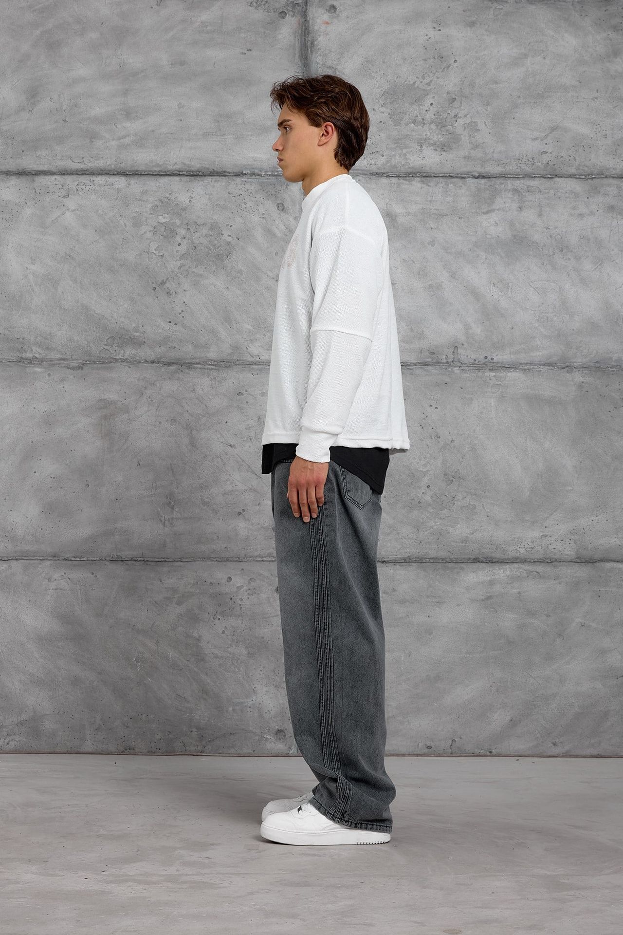 NOMARC Regular Kalıp Bisiklet Yaka Sweatshirt 4