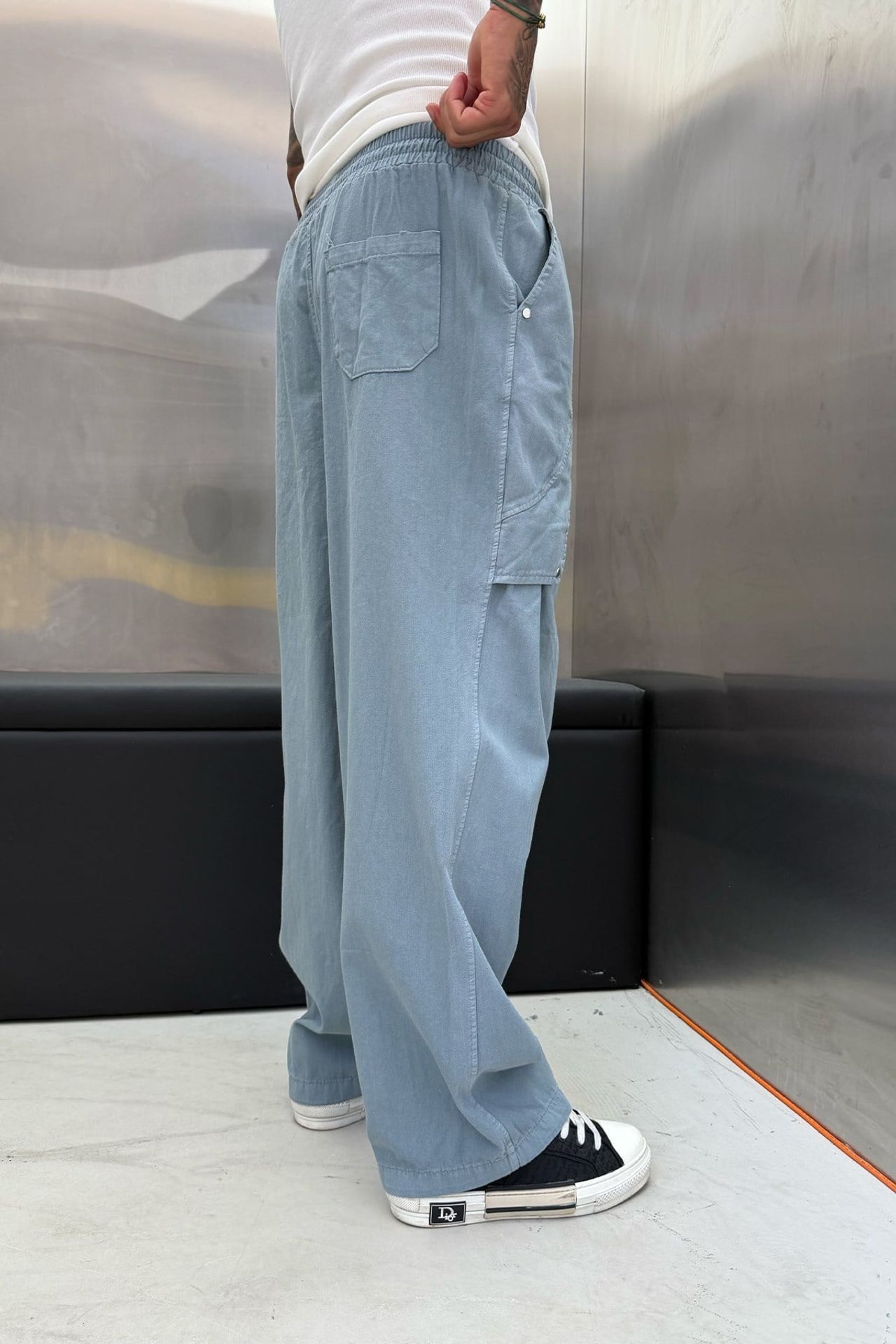 NOMARC Geniş Paça Kargo Pantolon 4