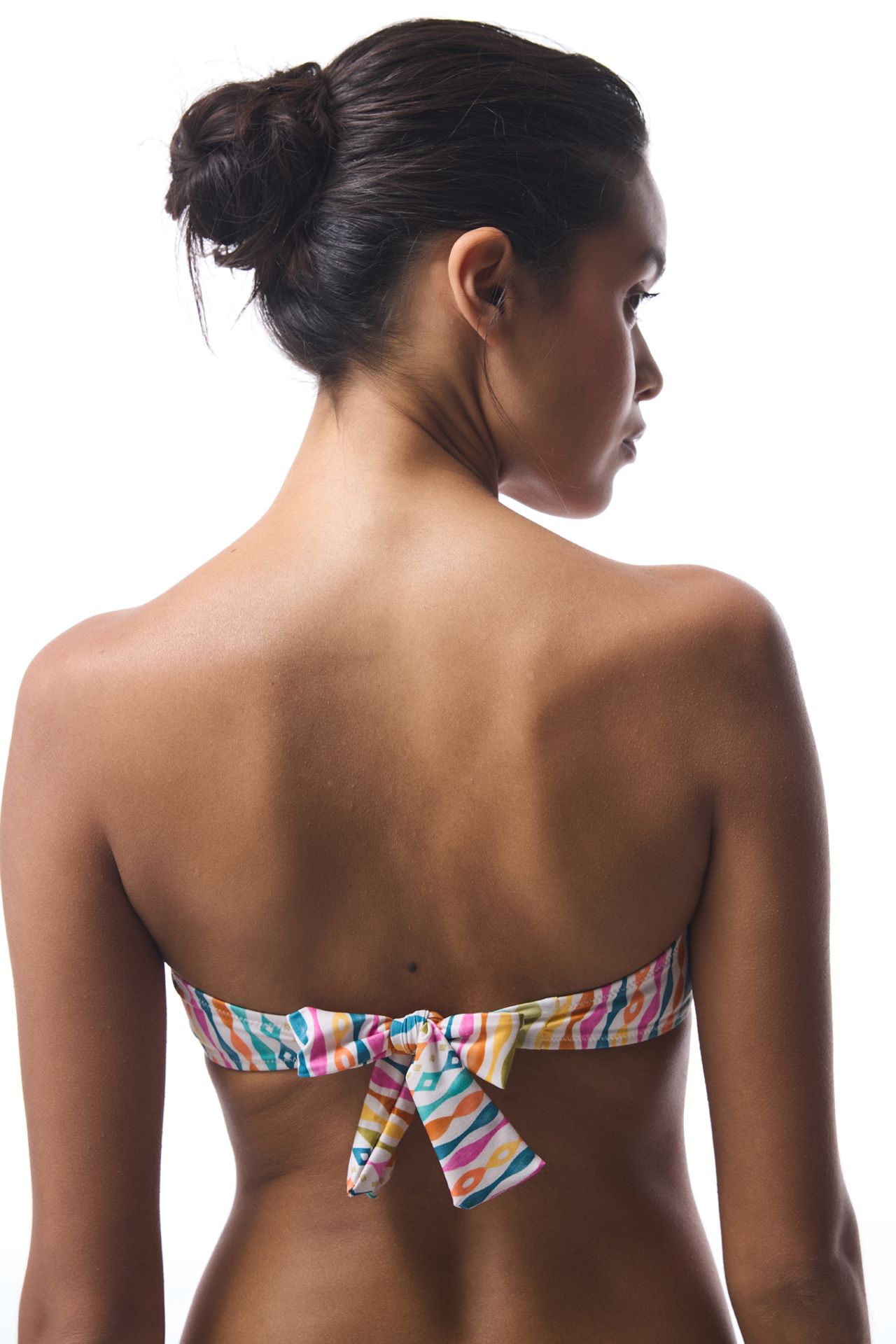 PENTI Striped Mae Strapless Bikini Top 2