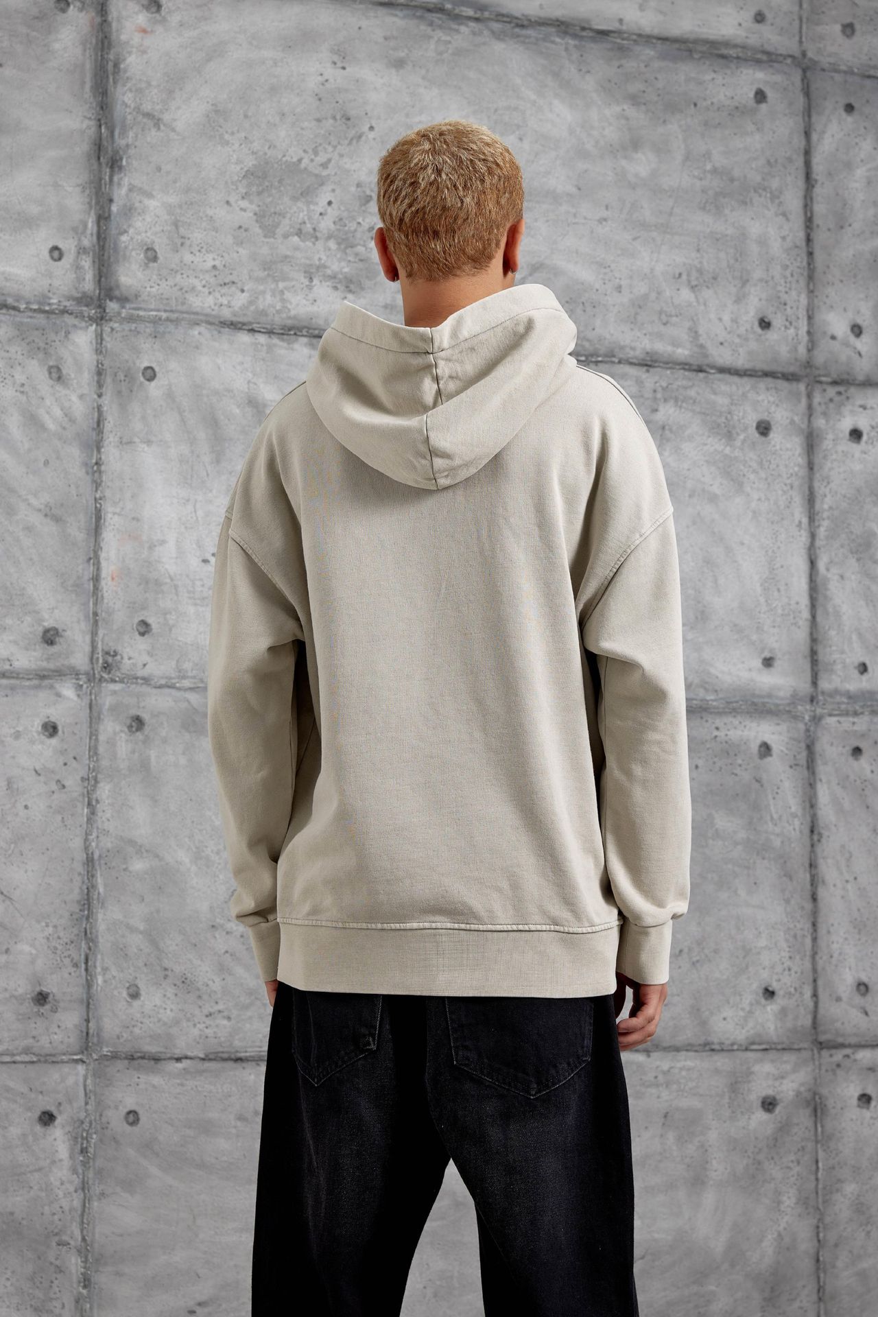 NOMARC Bol Kesim Kapüşonlu Logolu Sweatshirt 3