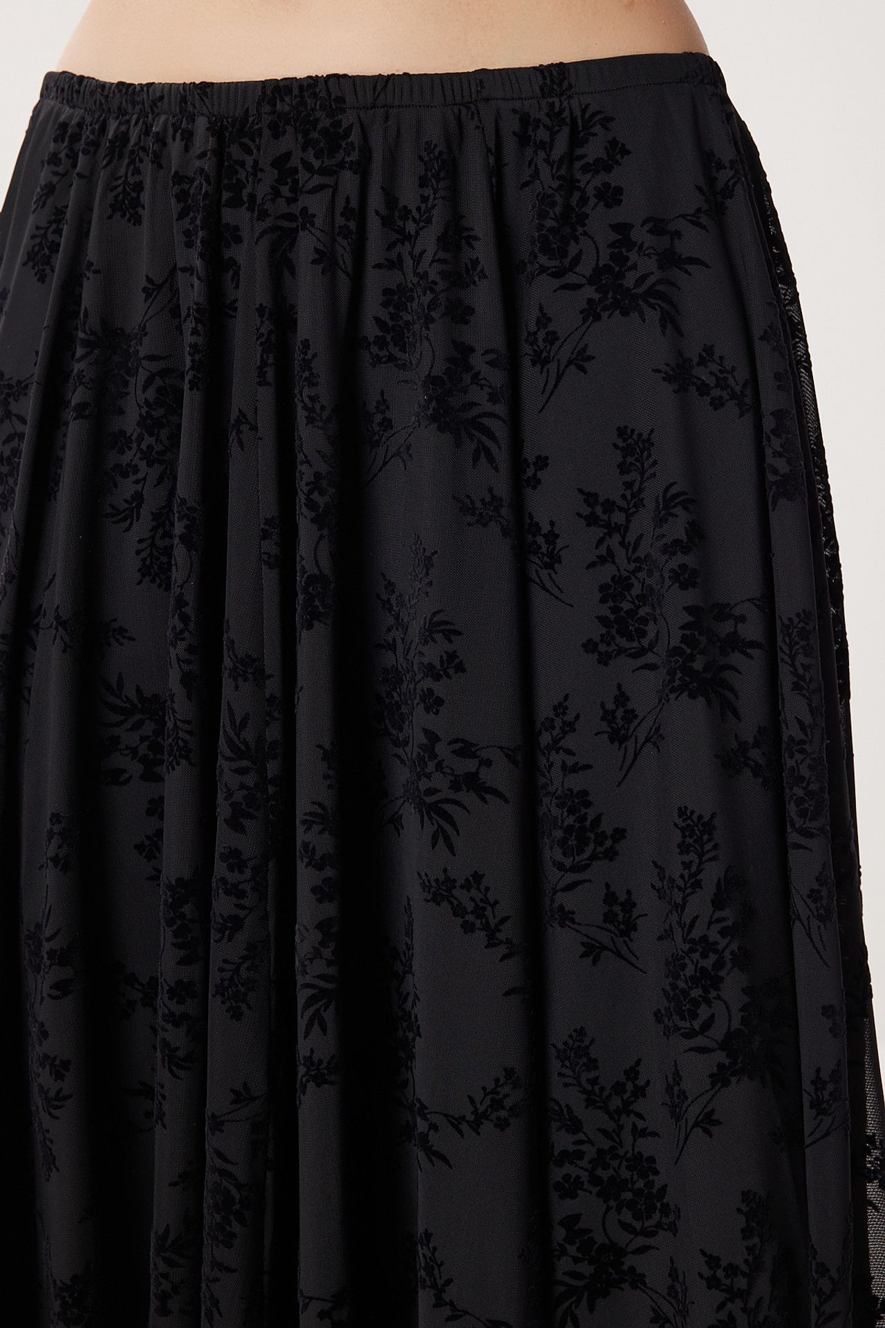 ISTANBUL High Waist Floral Midi A-Line Skirt 5