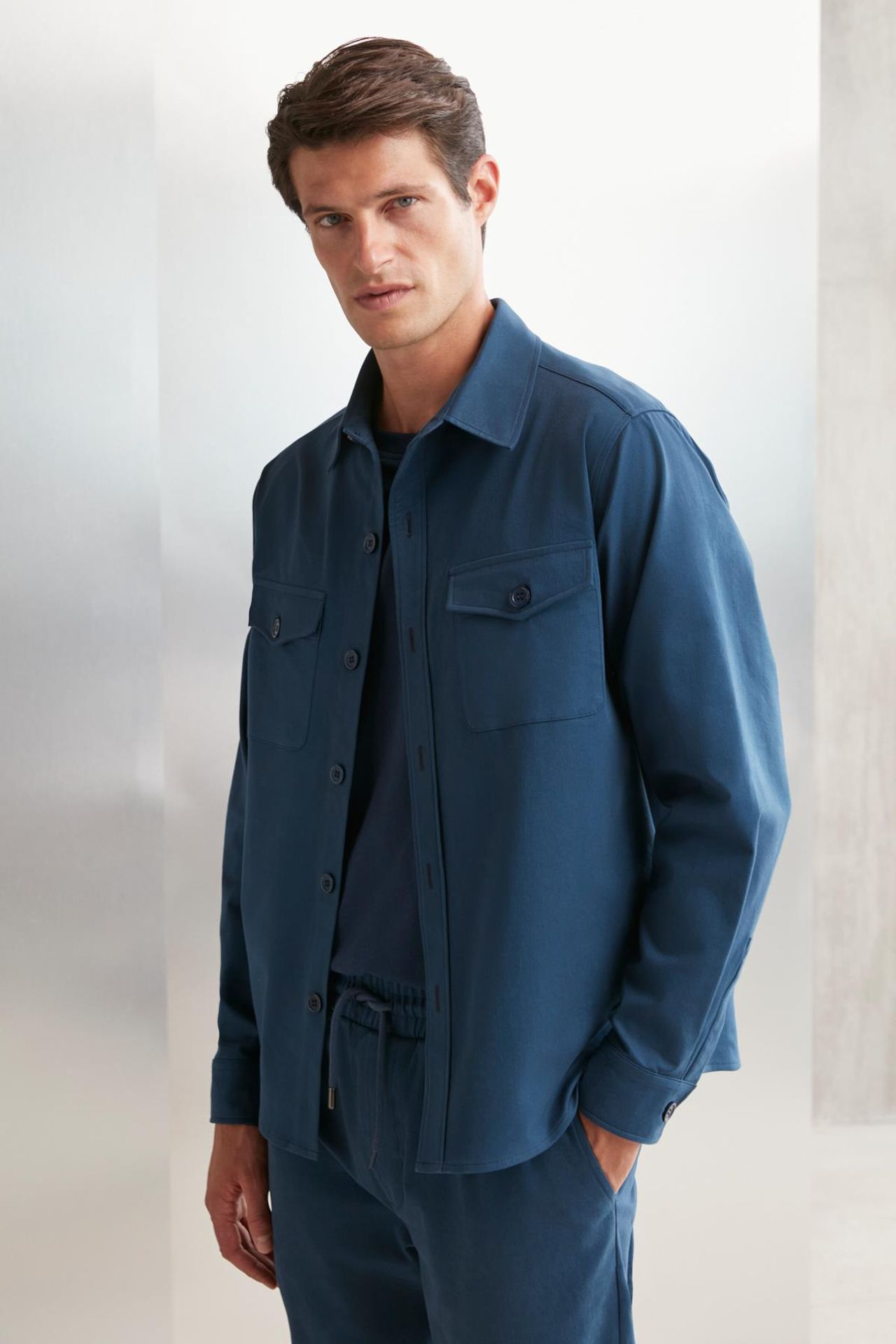 GRIMELANGE Regular Fit Front-Closure Jacket 4