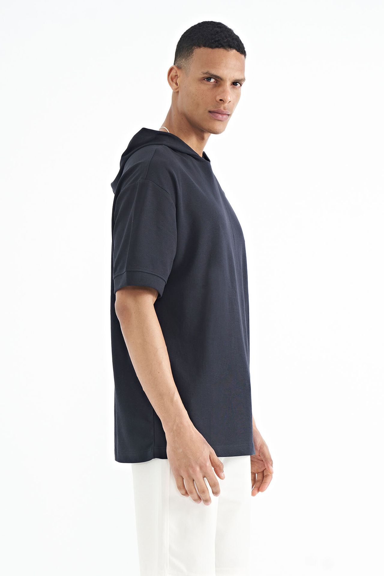TOMMY Oversized Hooded Short-sleeve T-shirt 4