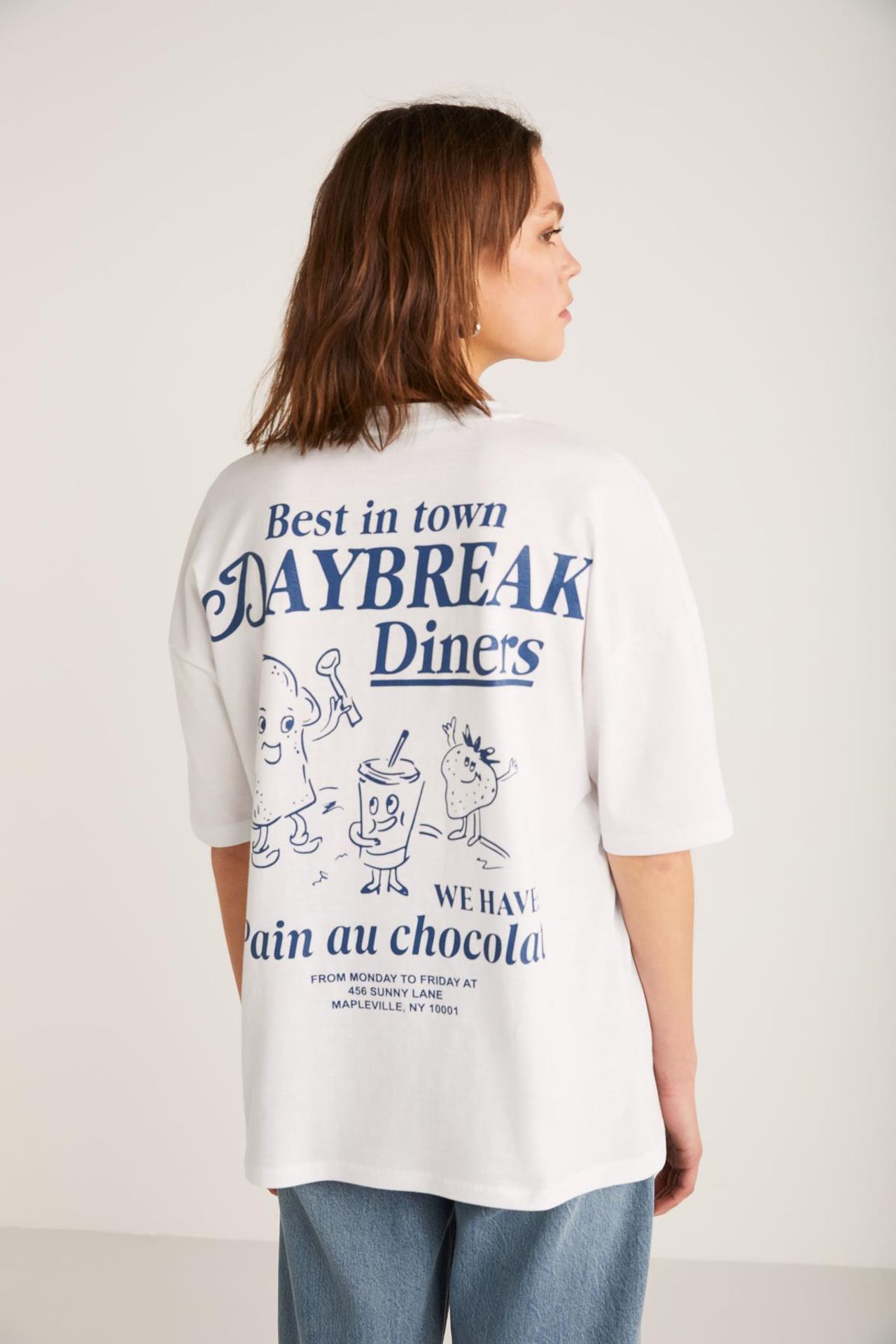 GRIMELANGE Oversized Crew Neck T-Shirt 5