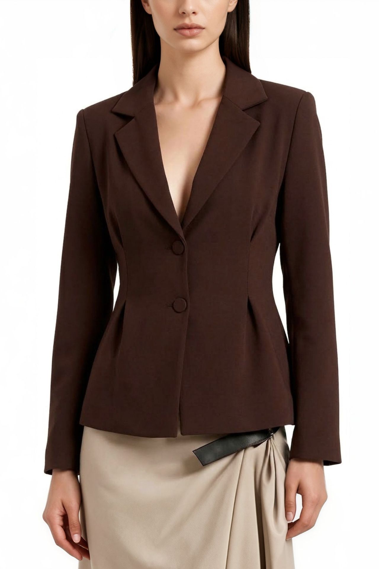 PUCKA Women’s Crepe Blazer Jacket 4
