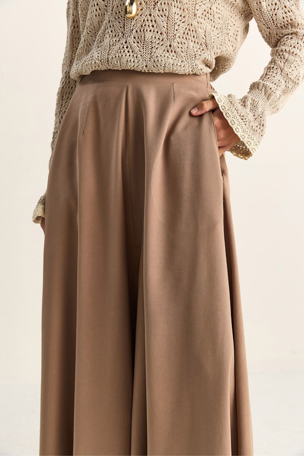 LUCCI High Waist Wide Leg Trousers 6