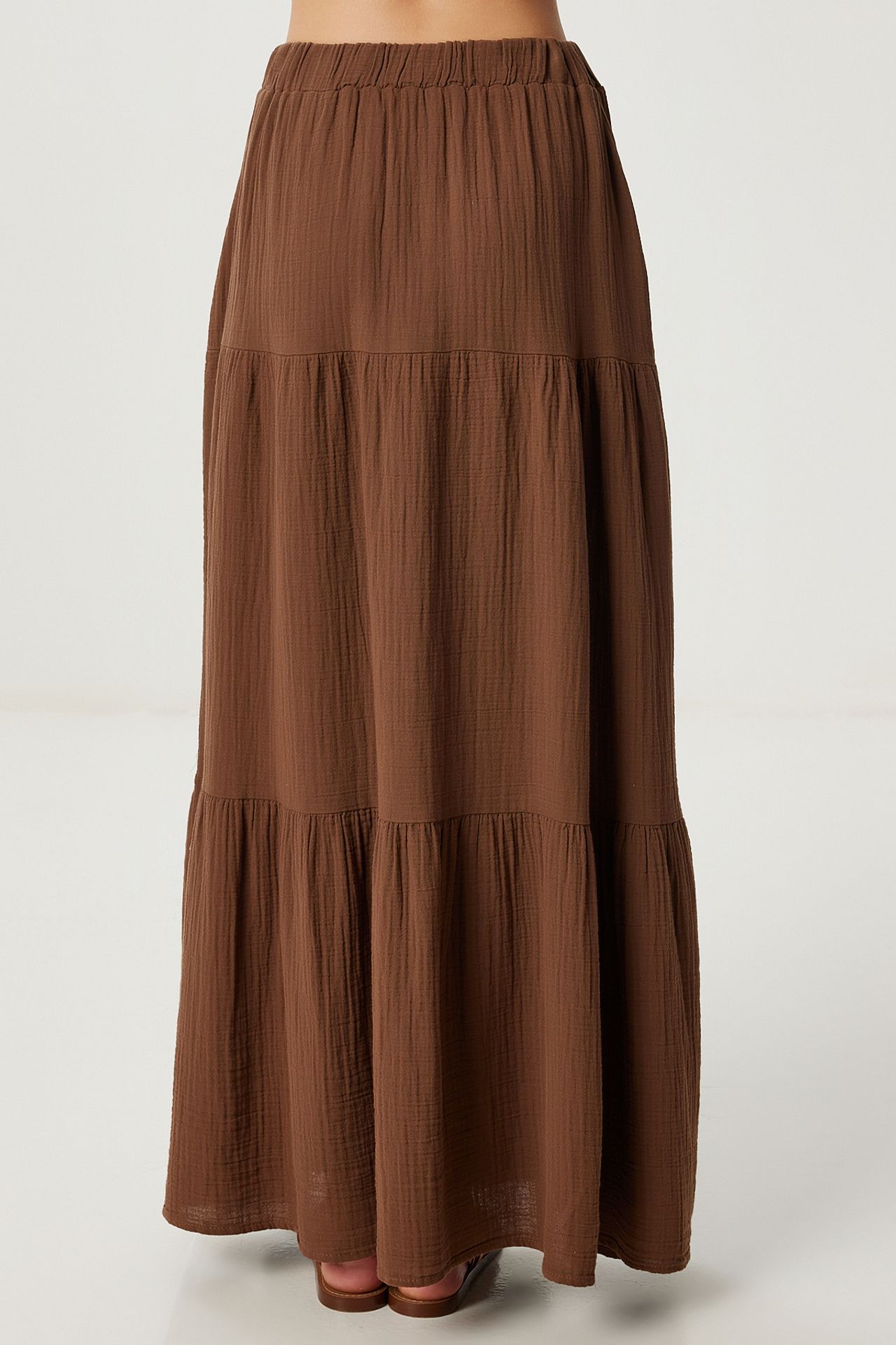 ISTANBUL High Waist A-Line Maxi Skirt 4