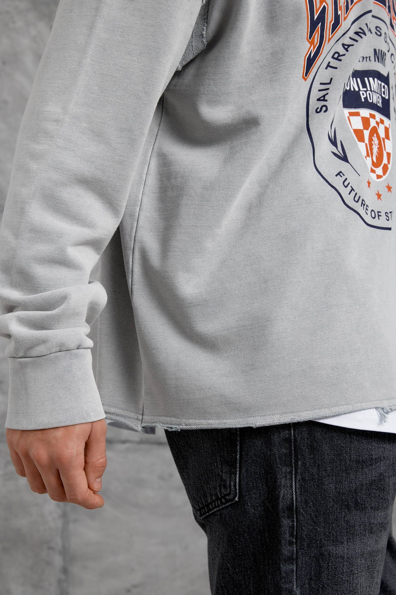 NOMARC Düz Kesim Bisiklet Yaka Sweatshirt 4