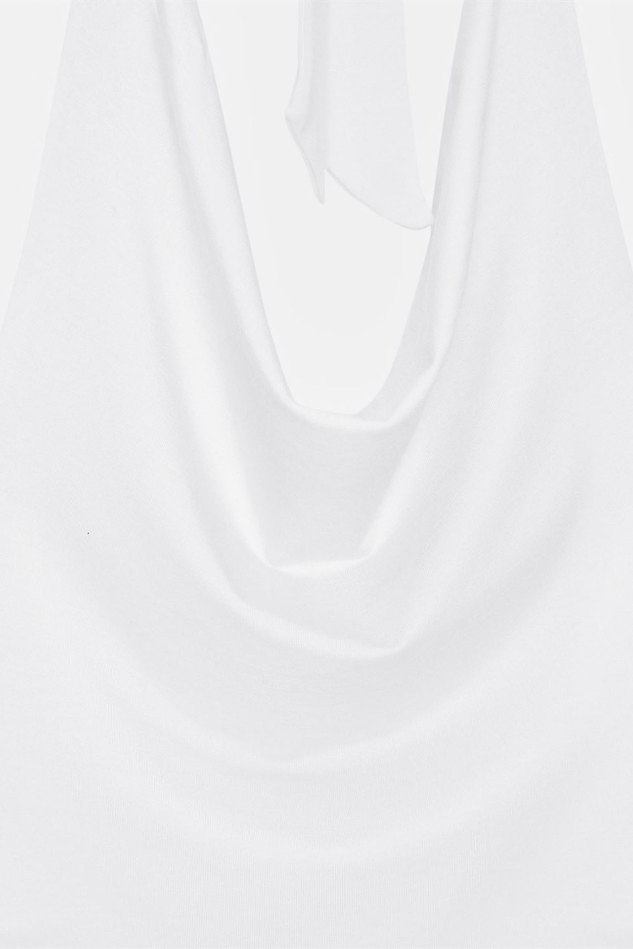 DILVIN Sleeveless Cowl Neck Tie Blouse 6