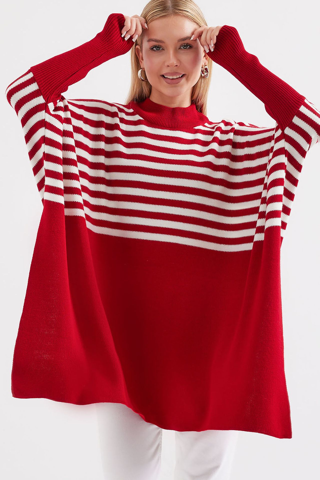 BDART Oversized Acrylic Crew Neck Jumper 1