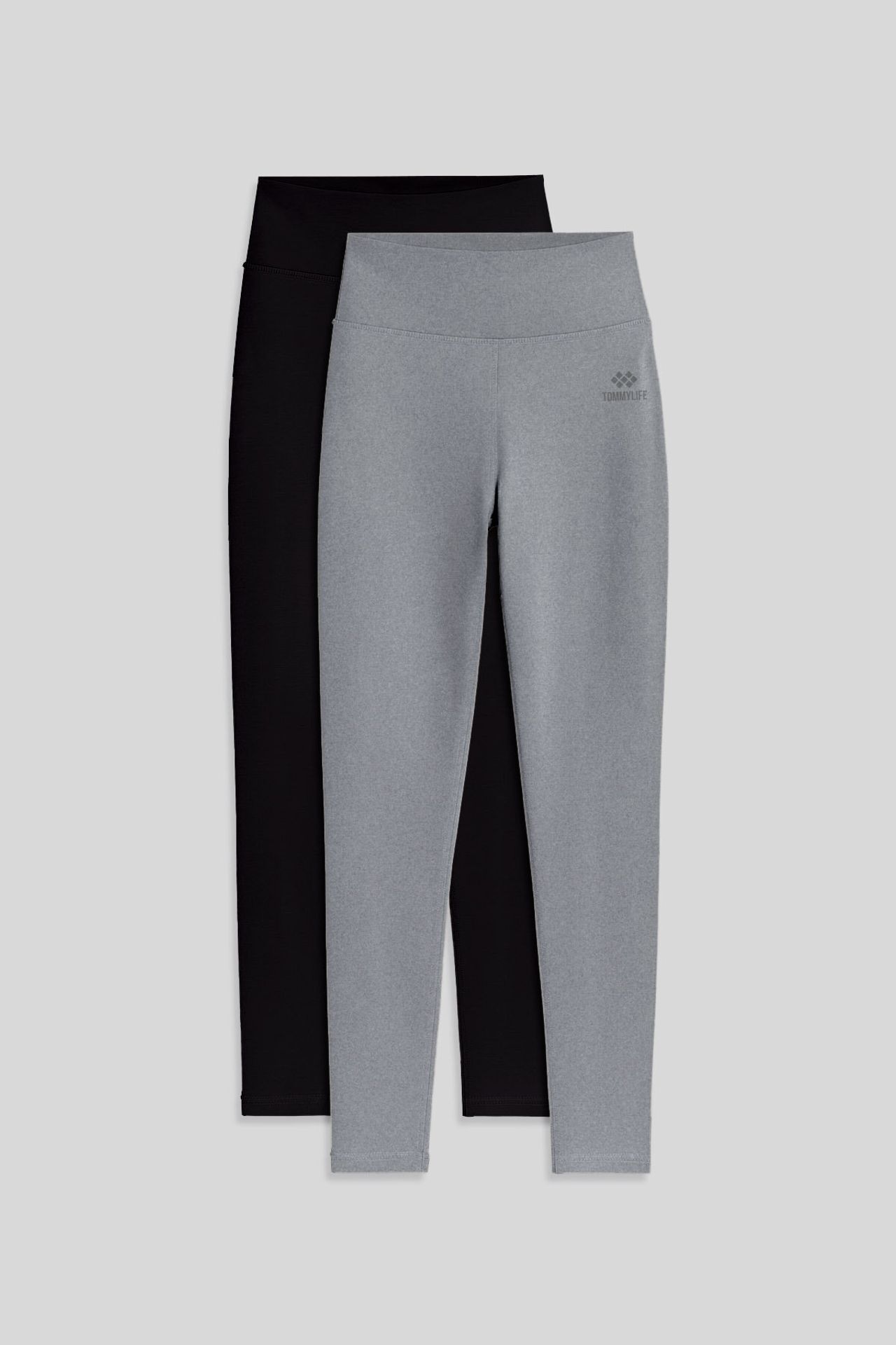 TOMMY High-Waist Cotton-Lycra Jersey Leggings 1