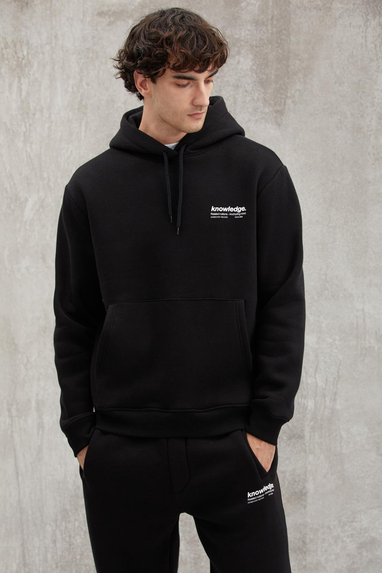 GRIMELANGE Baskılı Kapüşonlu Sweatshirt 6
