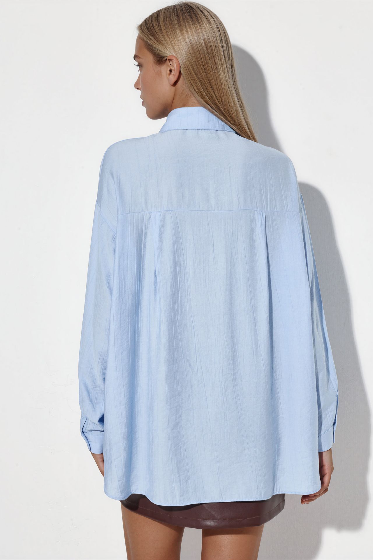 BDART Oversized Long-Sleeve Button-Up Shirt