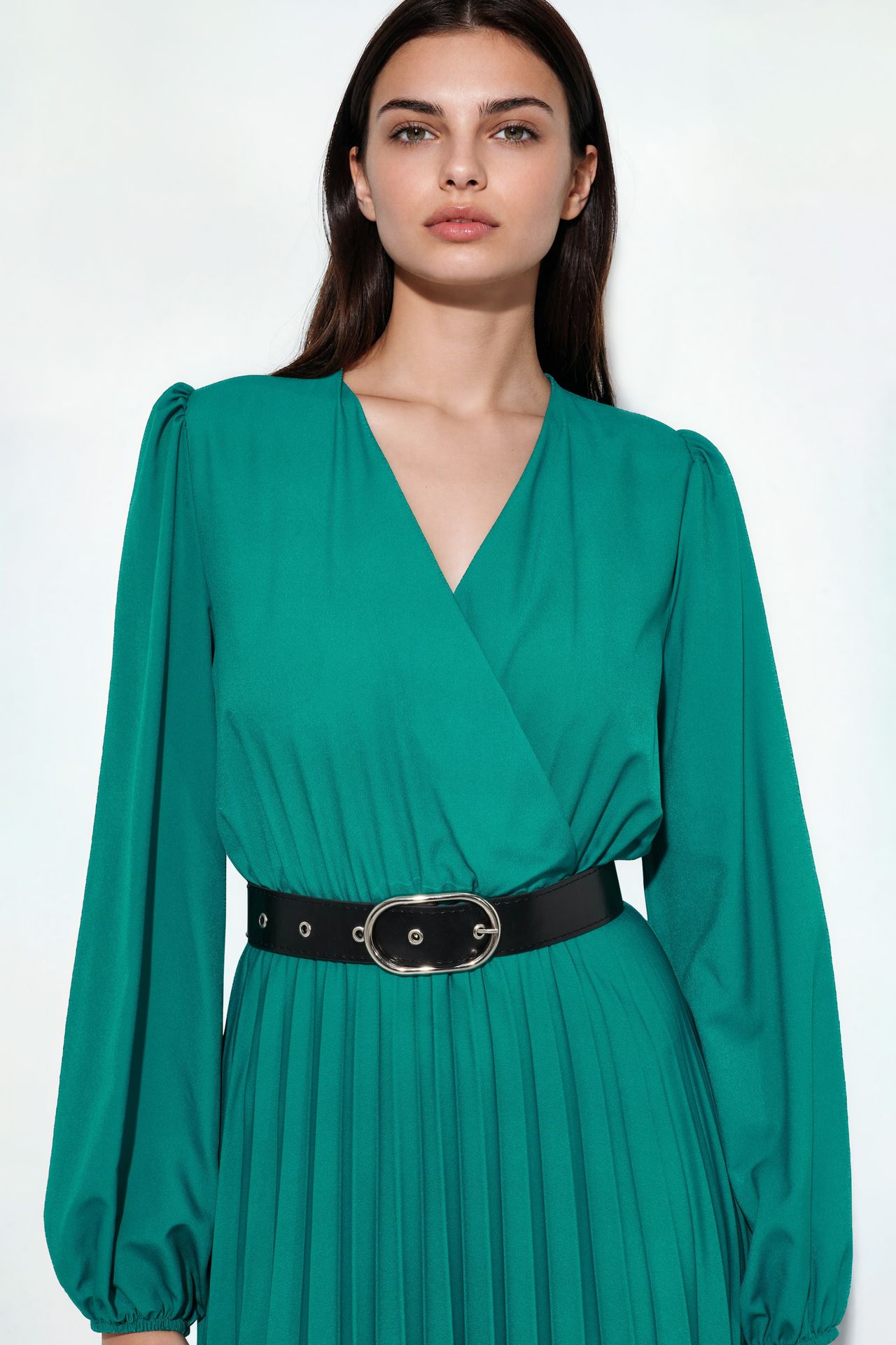 MSN Floral Midi Dress With Belt 3