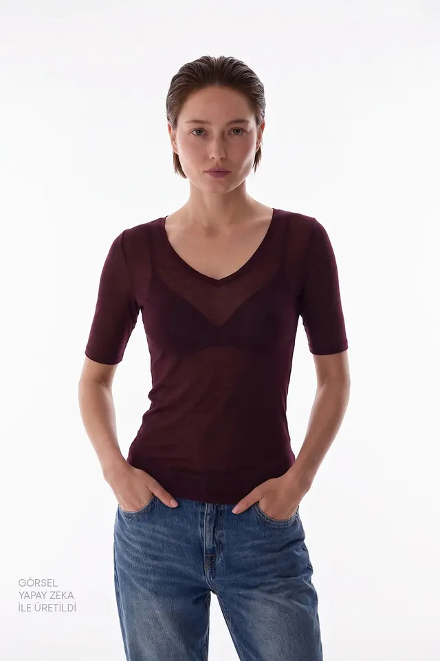 PENTI V Neck Blouse