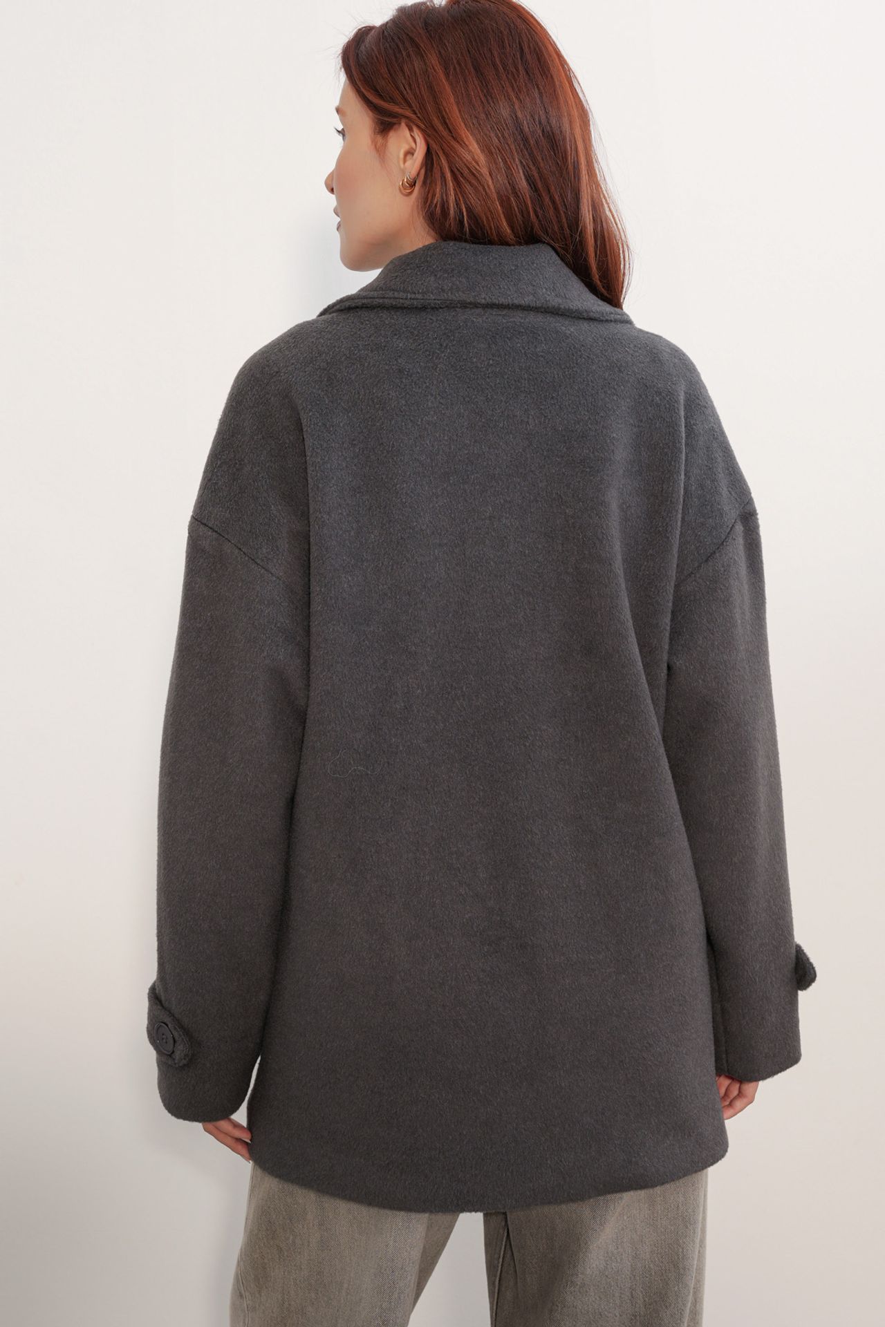 BDART Relaxed Fit Shawl Collar Buttoned Coat 6