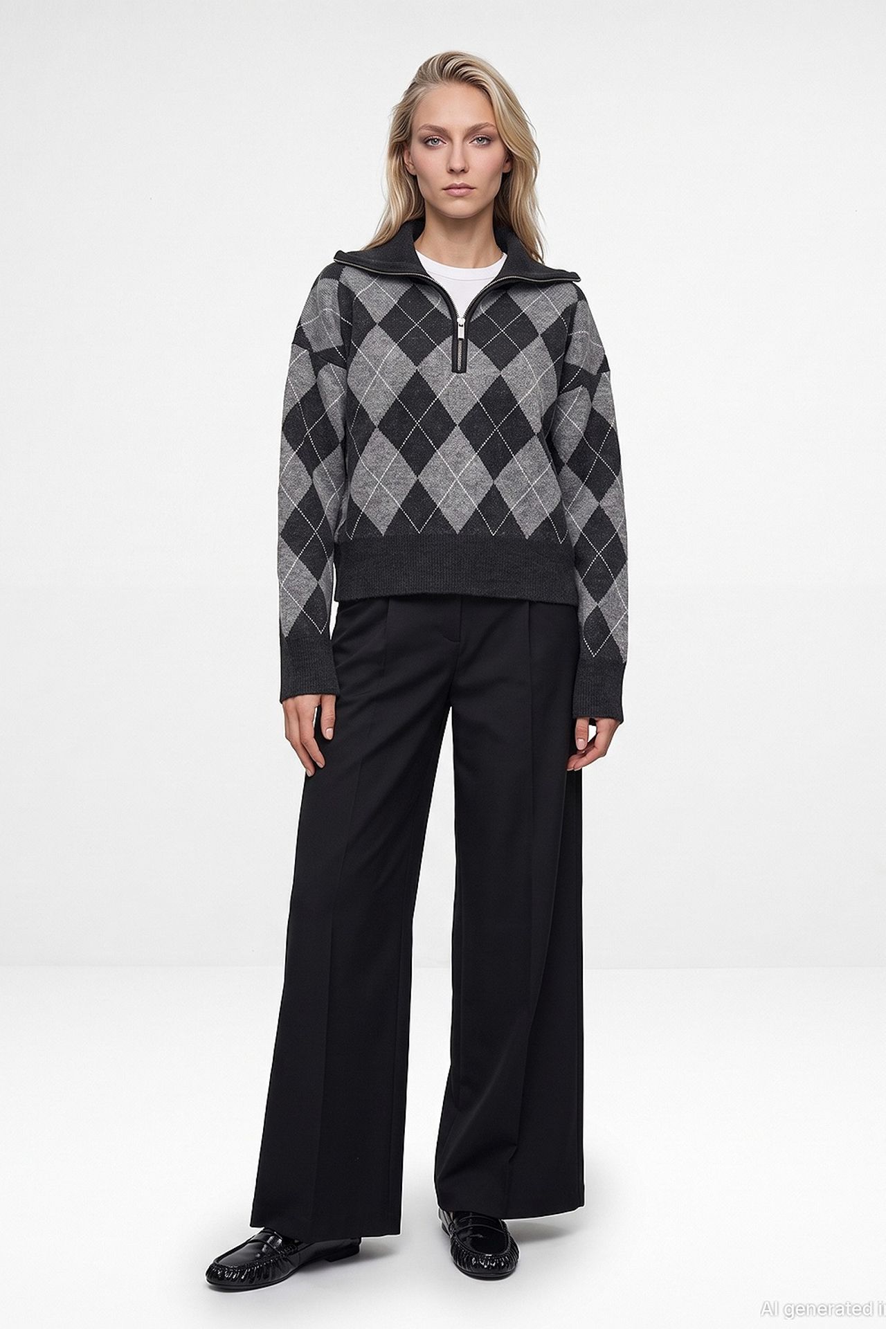 DILVIN Women's Tailored Straight-Leg Pants 2